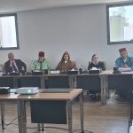جلسة استماع ومناقشة بين اعضاء اللجنة الشرعية للمالية التشاركية وخبرائها وممثلي مقاولة التأمين التكافلي المسماة” تكافل الوفاء”  بحضور مسؤولي هيئة مراقبة التأمينات والاحتياط الاجتماعي